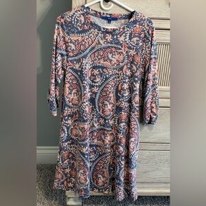 💙 APT. 9 Floral Paisley Dress